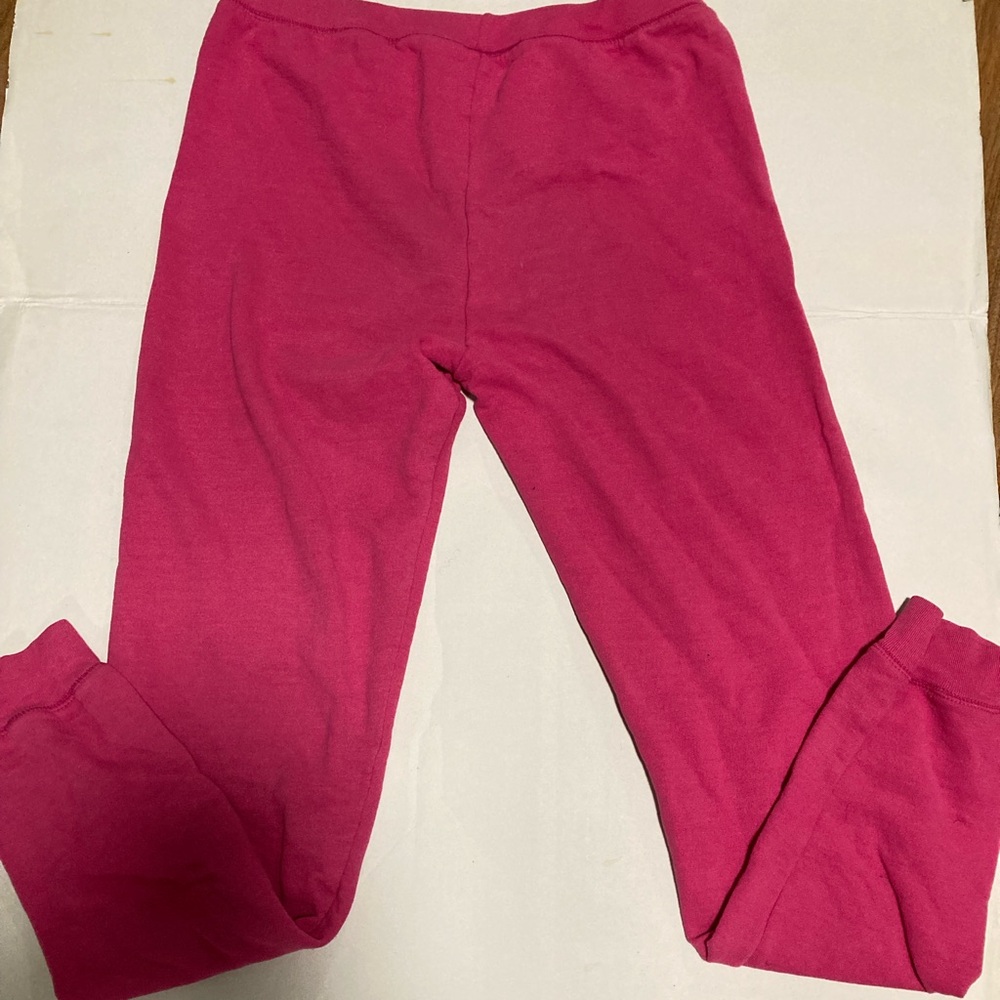 Pink Hanes sweatpants that are 14/16 extra large.